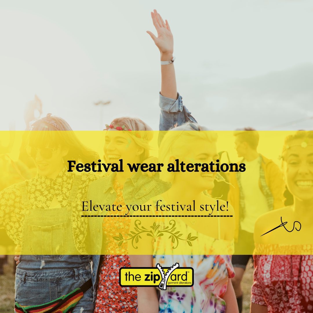 Need some alterations before your next summer festival or gig? We'll sort you out... ⛺ 🎸

#electricpicnic #festivalfashion #festivaloutfit #sustainablefashion #thezipyard #lookgreatfeelfantastic #weloveeveryBody