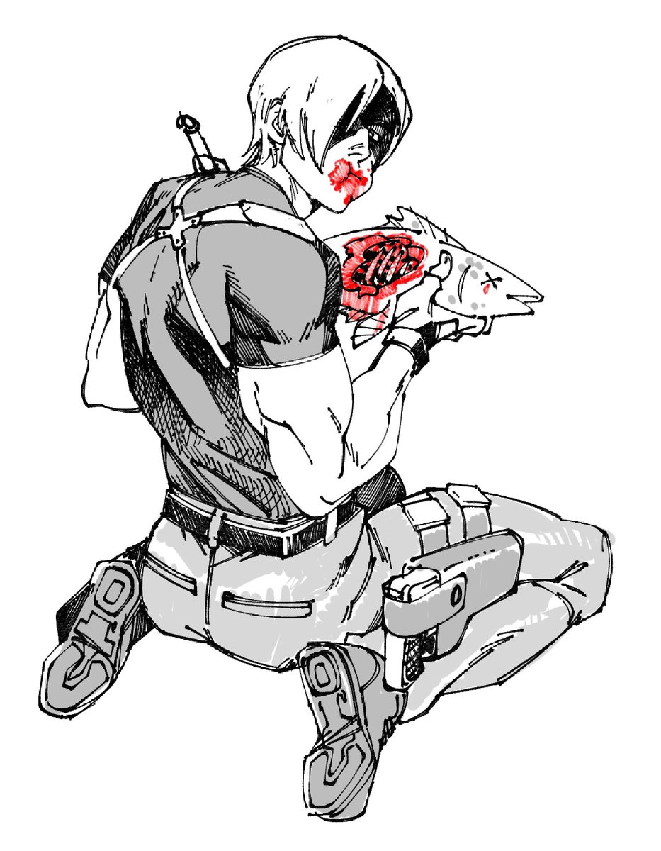 レオン・S・ケネディ 「Leon Dinner」|Jess ✨ Lackeyのイラスト