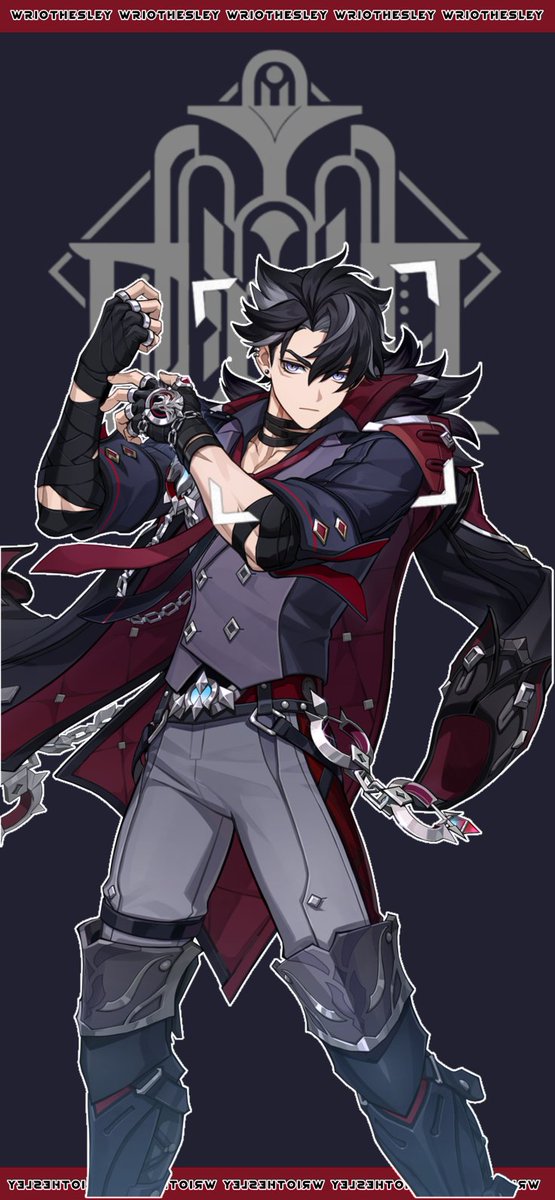 seablueble's tweet photo. Feel free to use 😎
Probably made one of this again later but for now
Take this phone wallpaper bro
#Wriothesley
#genhsinimpact https://t.co/SfWowJM1K7
