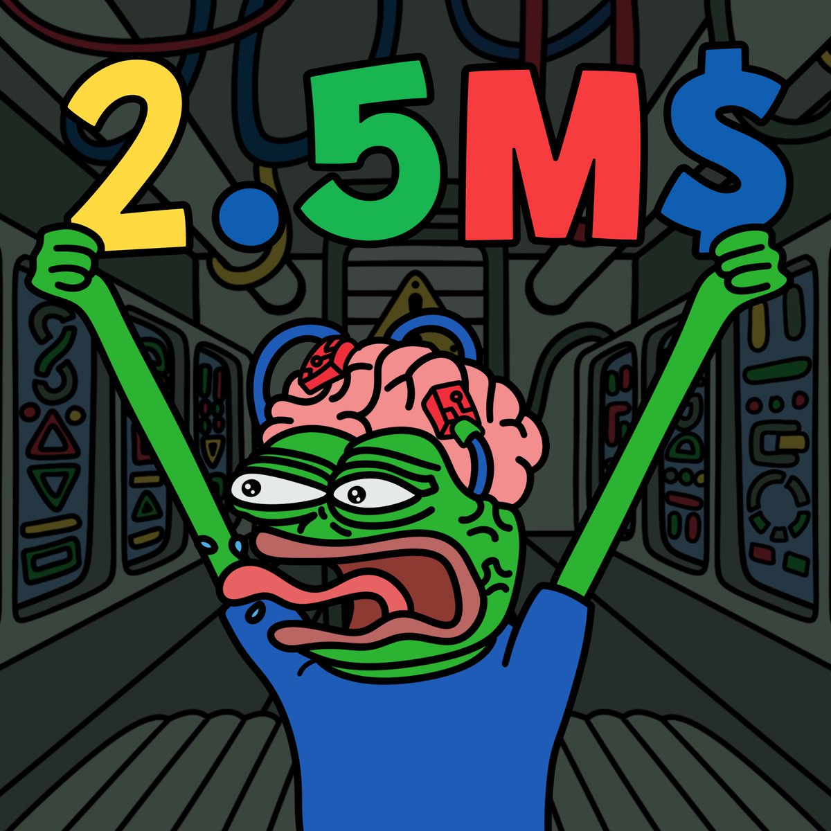 pepe_unchained's tweet photo. We've raised $2.5M!

Pepe's blockchain journey is unstoppable. Thank you for the amazing support!  🐸🎉 https://t.co/3tKEG3QsSu