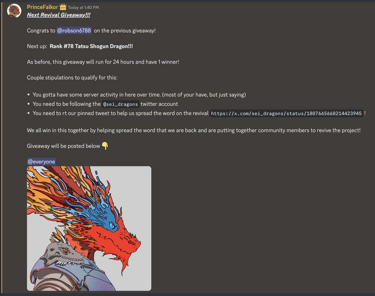 SEI Dragons 🐲 tweet media