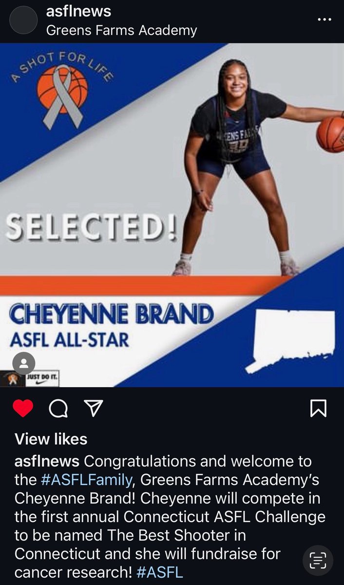 Cheyenne Brand (@brand1_cheyenne) on Twitter photo I’m so excited and honored to be selected to participate in this amazing event for a great cause that is personal to me ♋️. #ASFLFamily #uncleJoe
<a href="/ibelieve_elite/">Ibelieveelite🎸</a>
<a href="/GFAGirlsBball/">GFA Girls Basketball</a> I’m so excited and honored to be selected to participate in this amazing event for a great cause that is personal to me ♋️. #ASFLFamily #uncleJoe
<a href="/ibelieve_elite/">Ibelieveelite🎸</a>
<a href="/GFAGirlsBball/">GFA Girls Basketball</a>