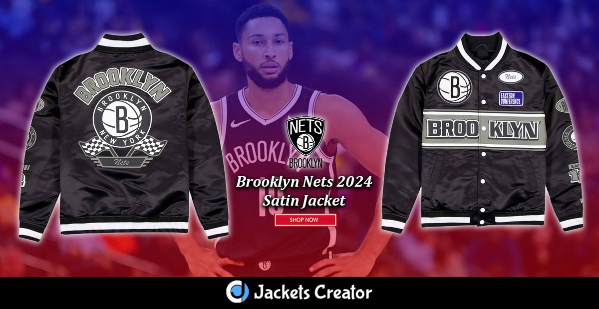 jacketscreator's tweet image. Brooklyn Nets 2024 Rally Drive Black Satin Jacket.
 ------------------------------------
jacketscreator.com/product/brookl…
#BrooklynNets #2024RallyDrive #FullSnapJacket #BlackSatin #NetsNation #BrooklynBasketball #NBA2024 #TeamSpirit #FanGear #BasketballFashion #NetsPride