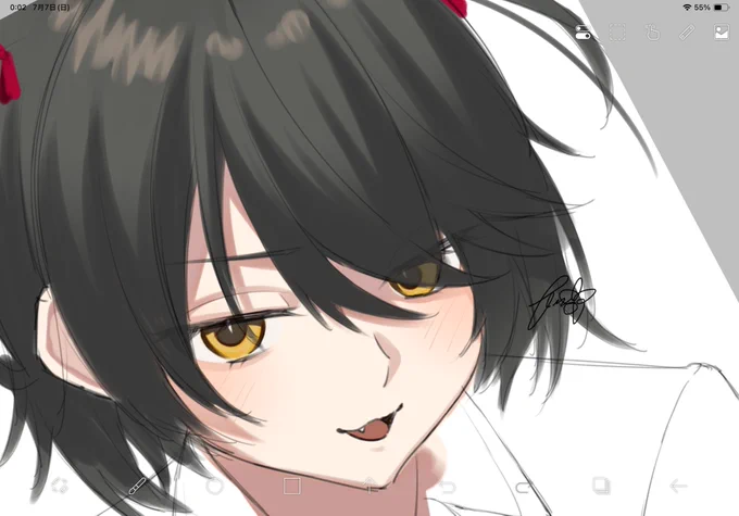 ま