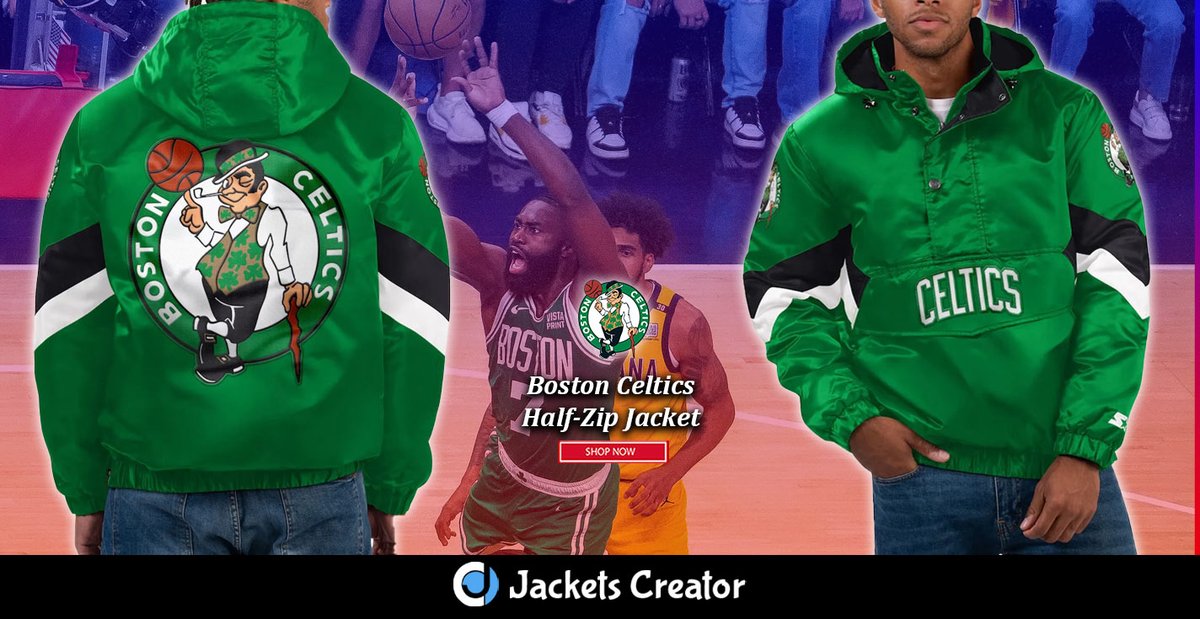 jacketscreator's tweet image. Boston Celtics Force Play Kelly Green Satin Half-Zip Jacket.
 ------------------------------------
jacketscreator.com/product/boston…
#BostonCeltics #ForcePlay #KellyGreen #SatinHoodie #HalfZipJacket #NBAFashion #CelticsNation #BasketballStyle #TeamApparel #SportsWear #FanGear