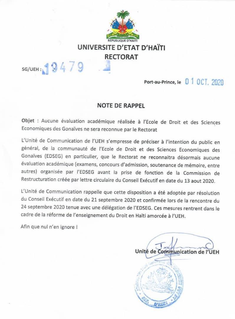EDSEG_UEH's tweet photo. Deux ans après la décision du rectorat de l'UEH, EDSEG a pris l'initiative de régulariser son cas en sollicitant un dialogue. Deux ans après, de l'espoir coûle dans le coeur des étudiants souffrants. Pas d'EDSEG sans le rectorat de l'UEH. https://t.co/qLG4n1lTTg
