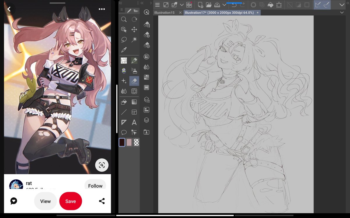 WhooshiO's tweet photo. @Akio_sann Can we be art moots pls?  (Here's my art :3) https://t.co/3nzgI0tWyD