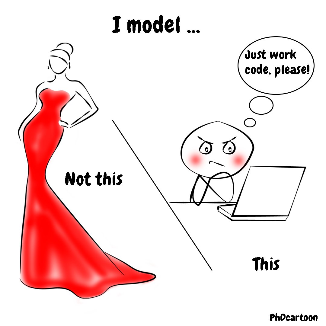 Ashleigh Neill PhD (@phdcartoon) on Twitter photo Is anyone else modelling for a living? 😅💃
Some Saturday fun with this latest #PhDcartoon
What #code challenges have you faced this week? For me, it was trying to get code to loop over different objects in R 👩💻
<a href="/PhDVoice/">PhD Voice - Independently Run</a> <a href="/PhD_Genie/">PhD_Genie</a> <a href="/PhDForum/">PhD Forum</a> <a href="/PhDfriends/">PhD Friend</a> <a href="/AcademicChatter/">Academic Chatter™</a> Is anyone else modelling for a living? 😅💃
Some Saturday fun with this latest #PhDcartoon
What #code challenges have you faced this week? For me, it was trying to get code to loop over different objects in R 👩💻
<a href="/PhDVoice/">PhD Voice - Independently Run</a> <a href="/PhD_Genie/">PhD_Genie</a> <a href="/PhDForum/">PhD Forum</a> <a href="/PhDfriends/">PhD Friend</a> <a href="/AcademicChatter/">Academic Chatter™</a>