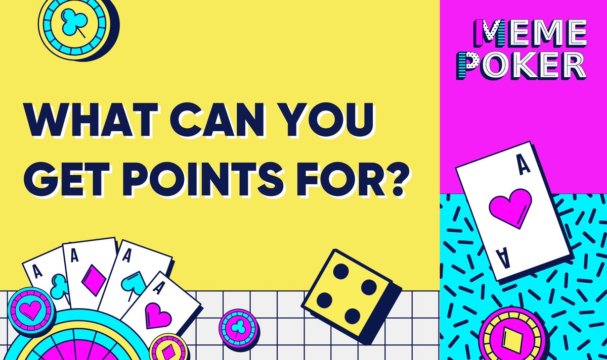 🤩New update! Now earn 0.01 points for every game hand played, won or lost, at all tables! You will still earn points based on your bets in Chip Games:

🟣 0.01-0.02: 0.1 points/win
🟣 0.05-0.1: 0.2 points/win
🟣 0.25-0.5: 0.3 points/win
🟣 2-4: 0.4 points/win
🟣 10-20: 0.5