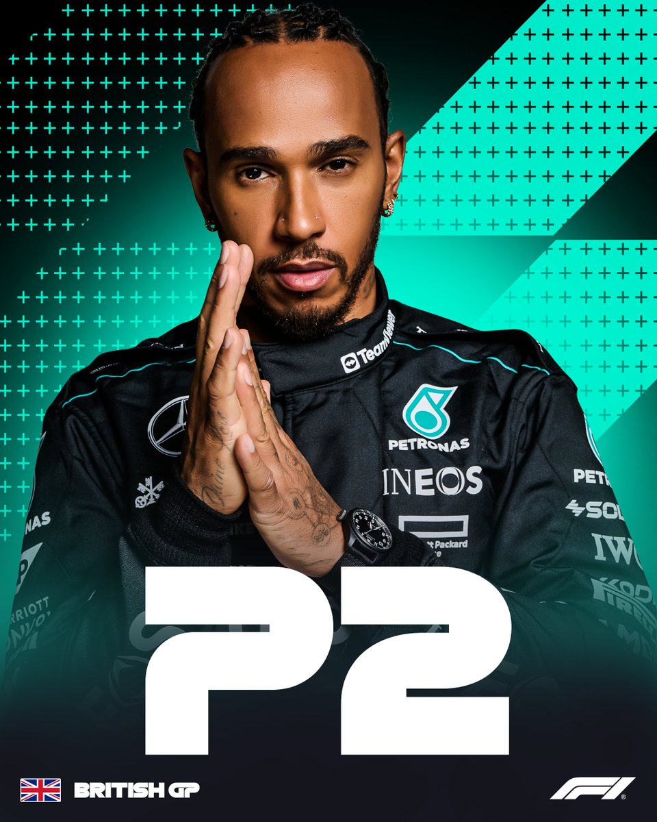 Lewis Hamilton's first front row of the season 🤩

#F1 #BritishGP