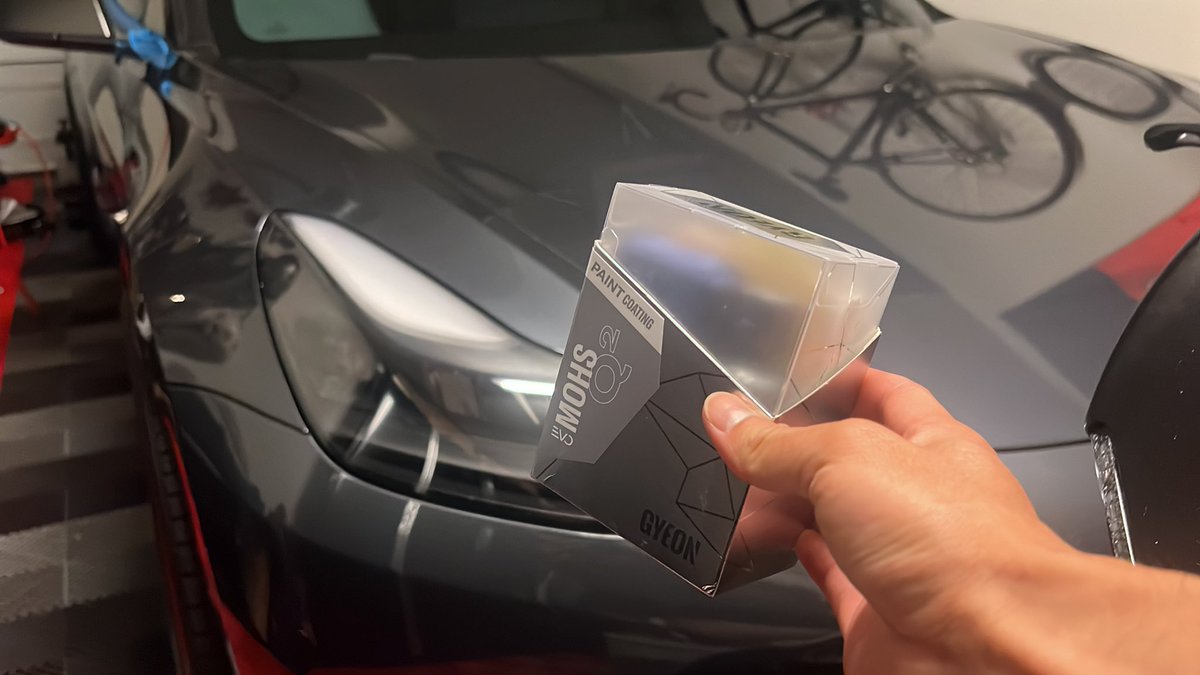 theblakeman9's tweet photo. @OutofSpecDetail Geyon MOHS EVO! Working on applying that on my Model 3 as my latest at home project. https://t.co/H4iqfztGPY