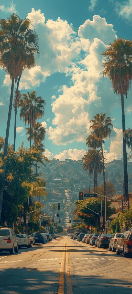 screenartx's tweet image. 🌴✨ California Dreamin&apos; 🌞🚗 #LosAngelesVibes #PalmTreeParadise #UrbanOasis