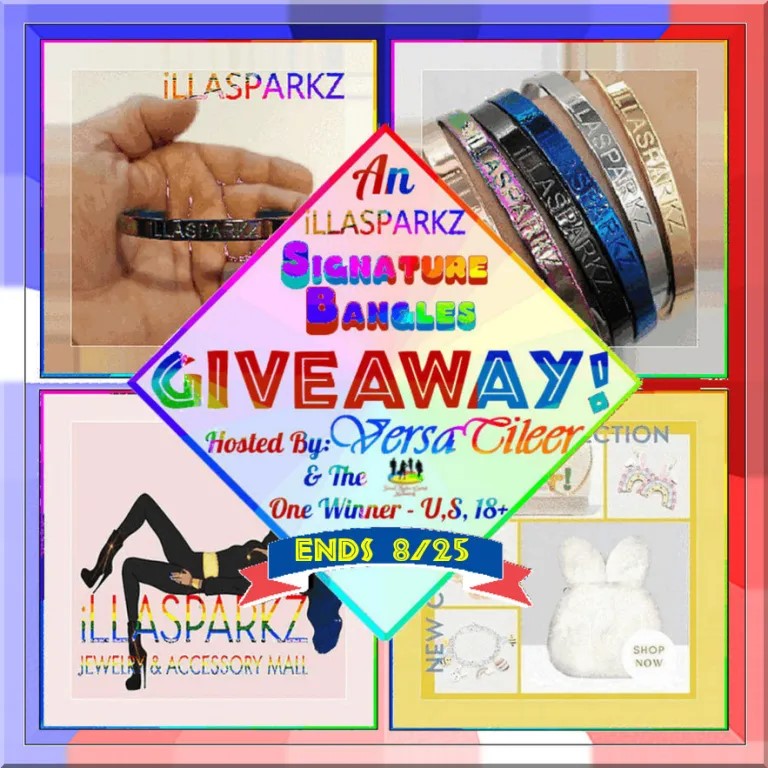 SilvieArmas's tweet image. Enter To Win The iLLASPARKZ Signature Bangle Giveaway! 1 Winner will win a single iLLASPARKZ Signature Bangle ~ $31 ARV! Ends 8/25 @illasparkz @Versatileer #MySillyLittleGang
Enter Here --&amp;gt;
mysillylittlegang.com/2024/07/02/ill…