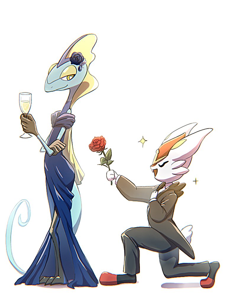 ポケモン #エースバーン #インテレオン 🐰「Shall we dance ？」