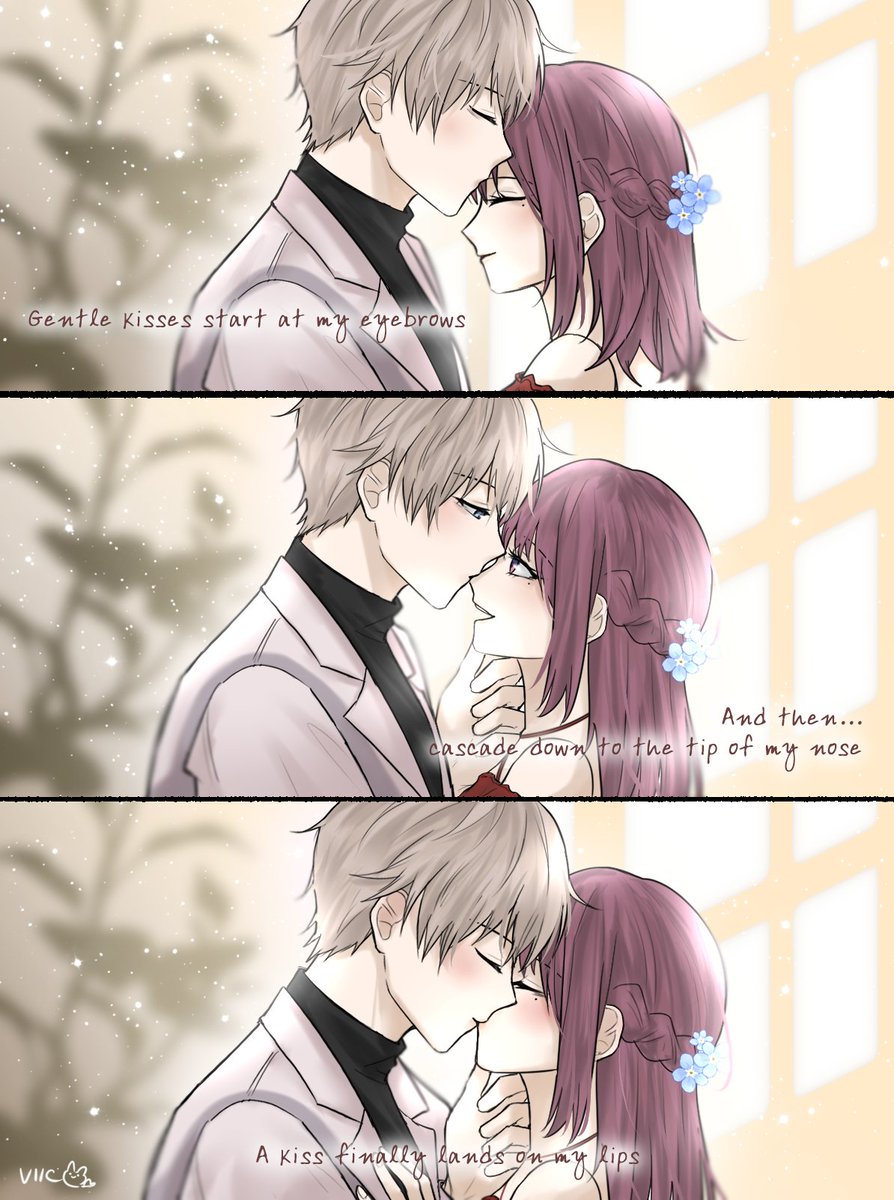 Happy International Kissing Day ⭐️

#LoveandDeepspace 
#恋と深空キスきゅんイラスト 