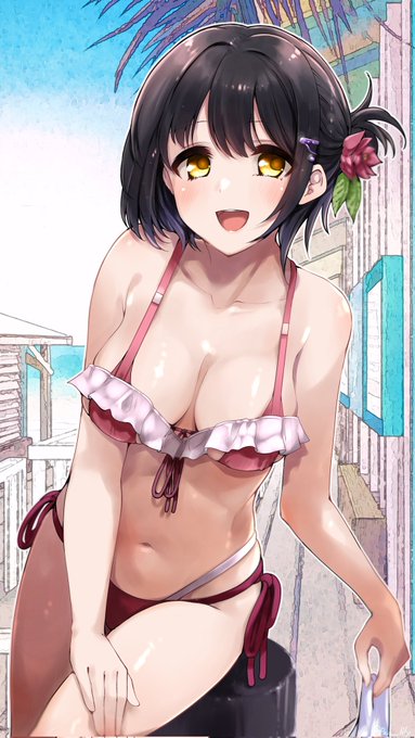 【絵】鷹富士ちゃん水着2024～🍆👙 