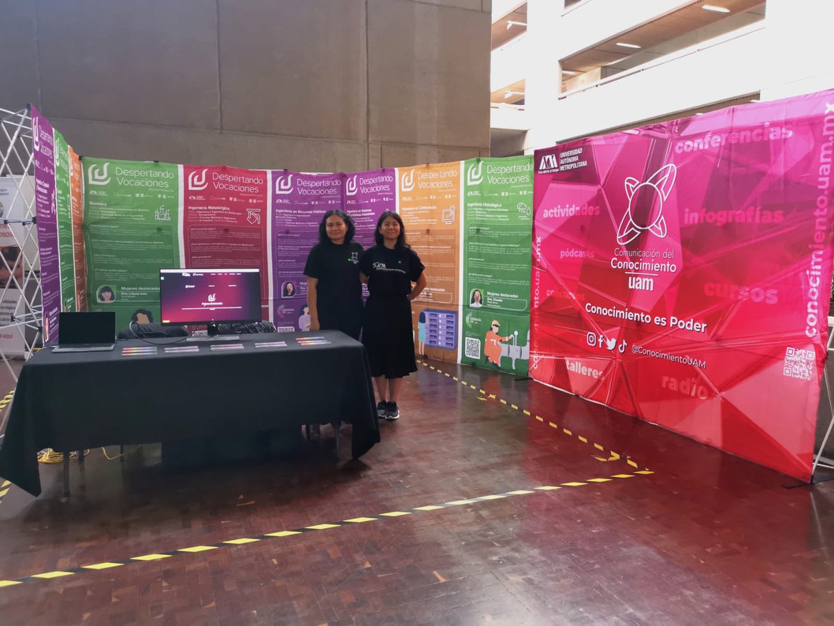 mariodeleow's tweet photo. Hoy estamos (@ConocimientoUAM) en el evento #FuturasStem organizado por @UNESCOMexico @SEP_mx @inmujeres y donde participa @lauammx fomentando vocaciones STEM en mujeres con actividades, diálogos y nuestras profesoras que son modelos de rol. https://t.co/xNWwUbvcP8