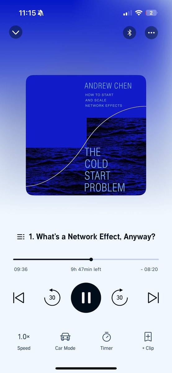 Mariana0ka's tweet image. The Cold Start Problem by @andrewchen is a great book for anybody building a software product at #buildspace season 5. 🫡

Thanks for the recommendation @0xmetalogica