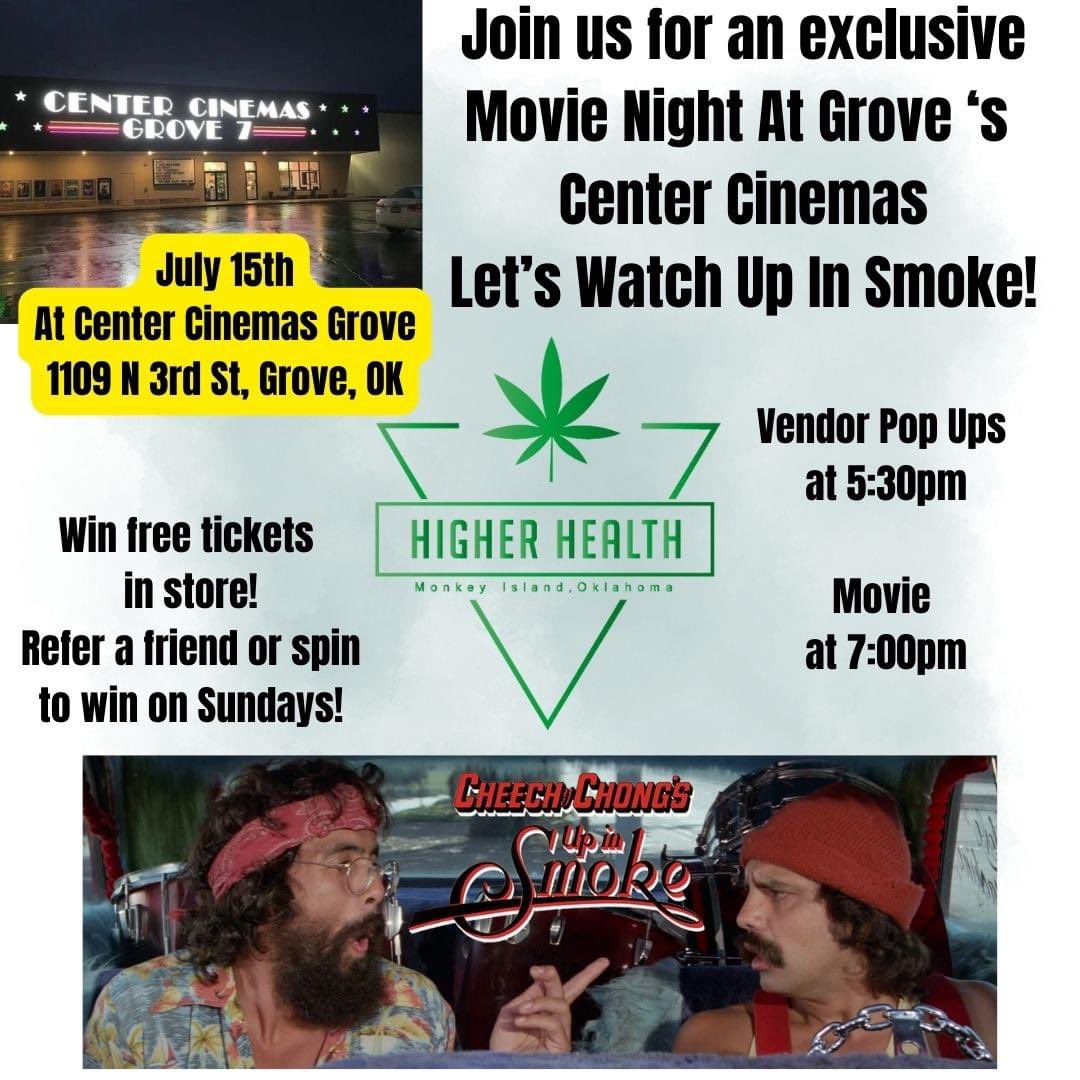 BlendingLlc's tweet image. Join us for a vendor event and a movie!  Tickets now on sale!  #higherhealthok #groveok