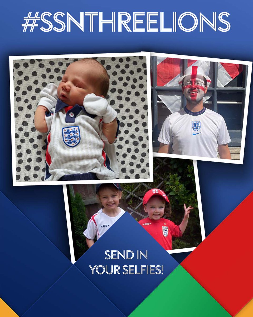 IT'S MATCHDAY 🦁   

Send in your selfies using the hashtag #SSNThreeLions from wherever you're supporting England 🏴󠁧󠁢󠁥󠁮󠁧󠁿