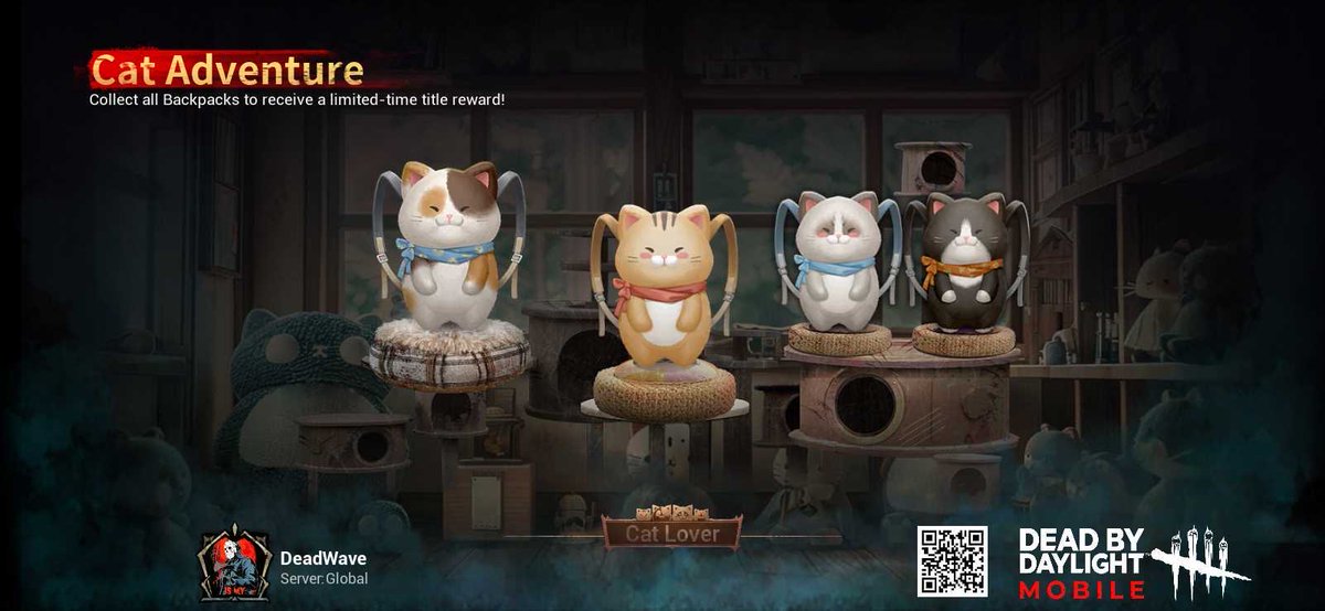 WavePeX's tweet image. Join me in the Fog, friends of both old and new, and let's complete tasks to get the Cat Backpack! My invitation code is:ywxaW0KCPvcisI+camxyz9
dbdena.onelink.me/N1jy/15hjpfus