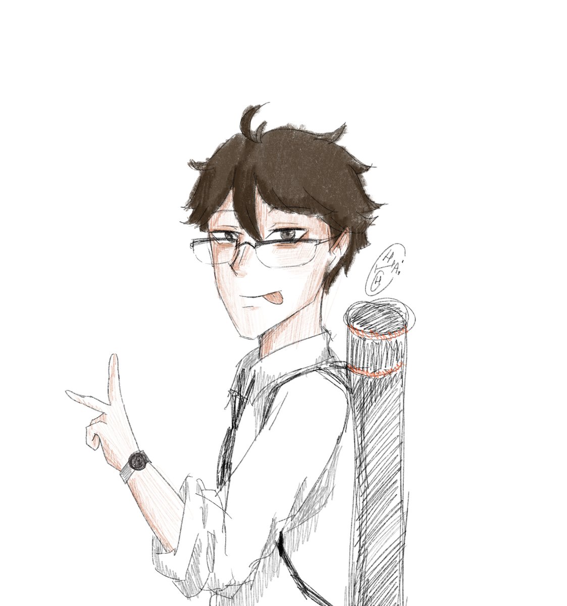 bogkybaka's tweet photo. วาดสิบ ลงสี5นาที เง้อ https://t.co/baIA4thEoj