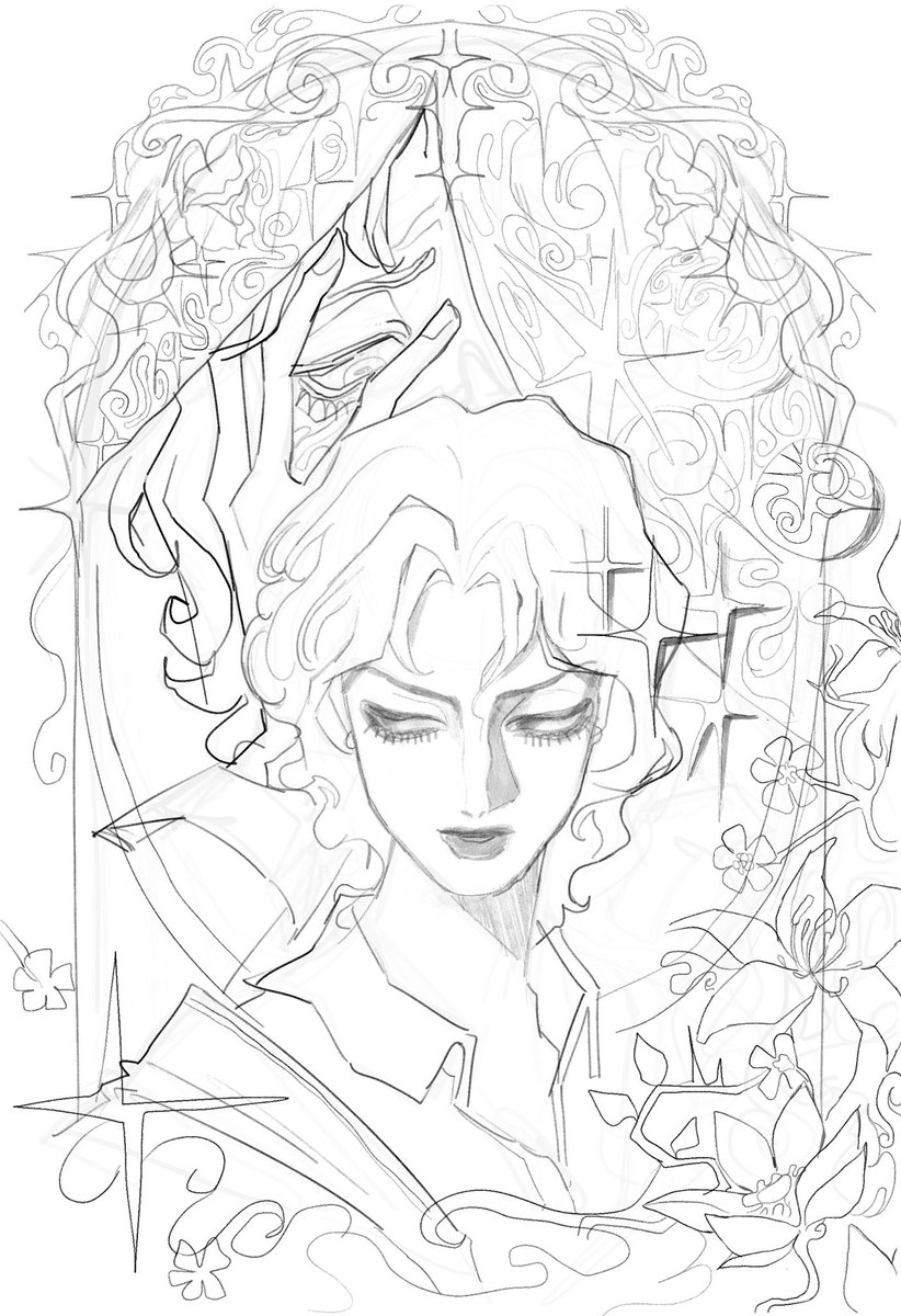 BishuBitu's tweet image. Two WIPs 🌟
——
First one is of my interpretation of Dorian Gray from the book, “The Picture of Dorian Gray”, highly recommend 🤞