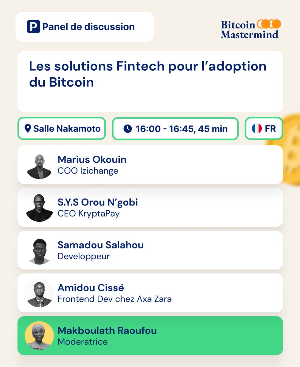 Et le dernier panel de la journée bas son plein avec nos intervenants <a href="/okouinmarius/">OKOUIN Marius</a> , <a href="/TairouT/">Cissé ⚡🇧🇯</a> , @Samadousalahou , <a href="/bigonsys/">BIGONSYS 🇧🇯</a> et leur modératrice @MakboulathRf 🔥