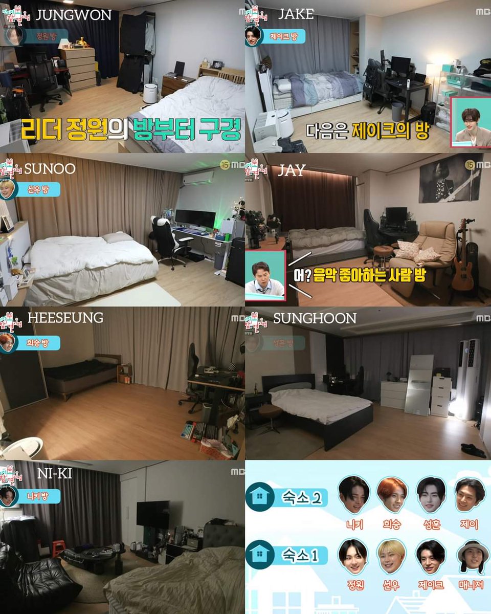 kittysunwon's tweet photo. ENHYPEN INDIVIDUAL ROOM REVEAL!!! THEY DESERVE THIS NEW DORM. https://t.co/ayORzquYEO