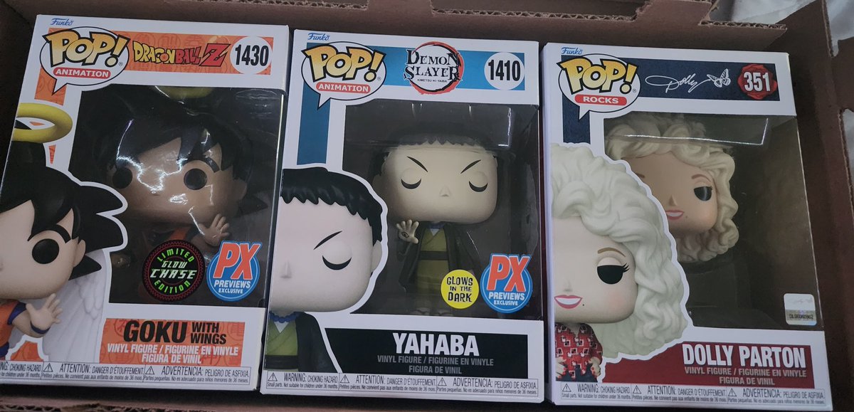 bonifyedhusla's tweet image. Here are the results from my funko mystery boxes. 
&quot;Mystery box 5&quot;
&quot;Grail box 1&quot;
&quot;Grail box 4&quot;

Bummed about the sticker that says &quot;Grail box&quot; , but happy with the order over all. Would buy again.

#funkomysterybox #funkopopnews