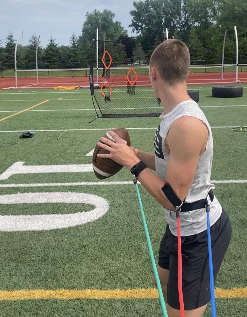 Perfect day to use QB Powerband today! #qbtraining