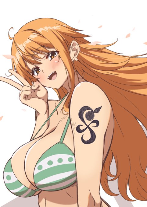 誕生日には間に合わなかったけど描いた!ナミすわぁん! 