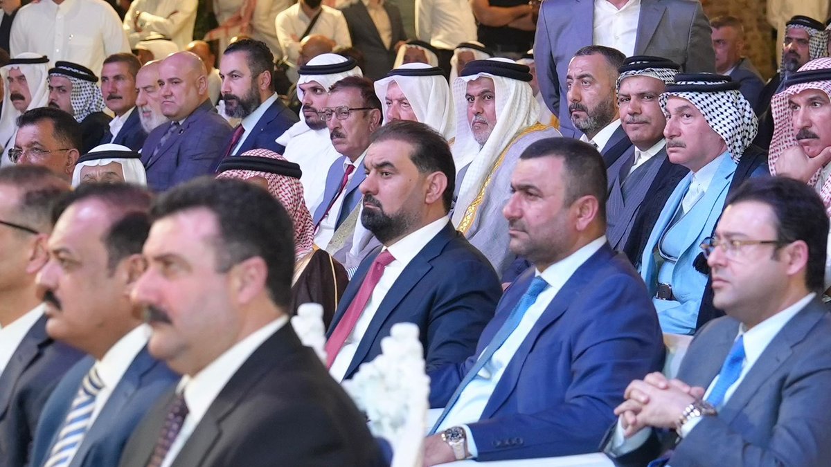 mediaofspeaker's tweet photo. رئيس لجنة النفط والغاز والقيادي في حزب تقدم @HaibetHamad يُلبي دعوة الشيخ @AldhariJamal لحضور الاحتفالية التي نظمتها مؤسسة الضاري للتنمية والتطوير، في خان ضاري غرب العاصمة بغداد؛ بمناسبة الذكرى الرابعة بعد المئة لثورة العشرين، وسط حضور عدد من النخب والقيادات السياسية والاجتماعية https://t.co/4WLxea1GR7