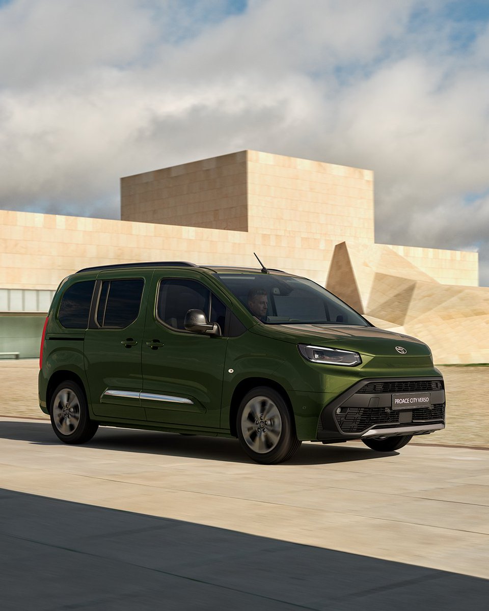 Toyota_Esp's tweet photo. Vive unas vacaciones familiares perfectas con las #PROACEVerso y #PROACECityVerso 😎🌴
⚡ El motor de la Proace Verso llega a los 180 CV.
👍 Sus asientos son abatibles.
🛡️ Protección total con el sistema #ToyotaAssist.
Descúbrelas aquí: https://t.co/O5wbgEck4O https://t.co/bzGtdiBvgw