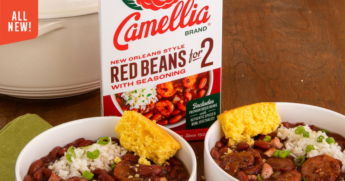 CamelliaBeans's tweet photo. Couples who bean together, stay together! 💑🫘 Whip up our New Orleans Style Red Beans for 2 ✌️ this #RedBeanMonday.
Find a store near you, or buy online now and get FREE shipping on orders over $30.
#Its2Good #Beansfor2 #CamelliaBrand
https://t.co/zWgNuzuyzJ https://t.co/ig2yYfEOd4