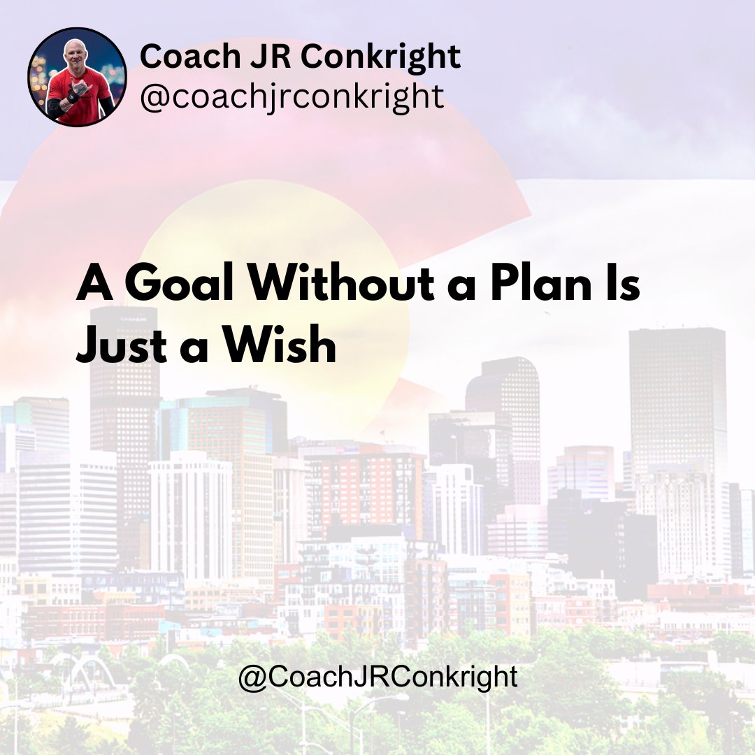 COACH_JRC's tweet image. Set clear goals and plan your workouts.

#GoalSetting #PlanForSuccess #FitnessGoals