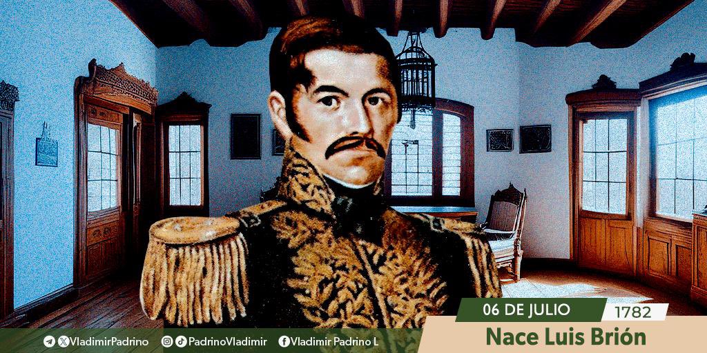 vladimirpadrino's tweet photo. La causa de la libertad no conoce fronteras, sino que al ser el gran móvil de la unidad, trae a hombres de los más distintos orígenes a unirse por un propósito común ¡Así lo hizo Luis Brion! Quien nació en Curazao un día cómo hoy en 1782 y consagró su vida a la Patria Grande. https://t.co/3LlX8O6sbl