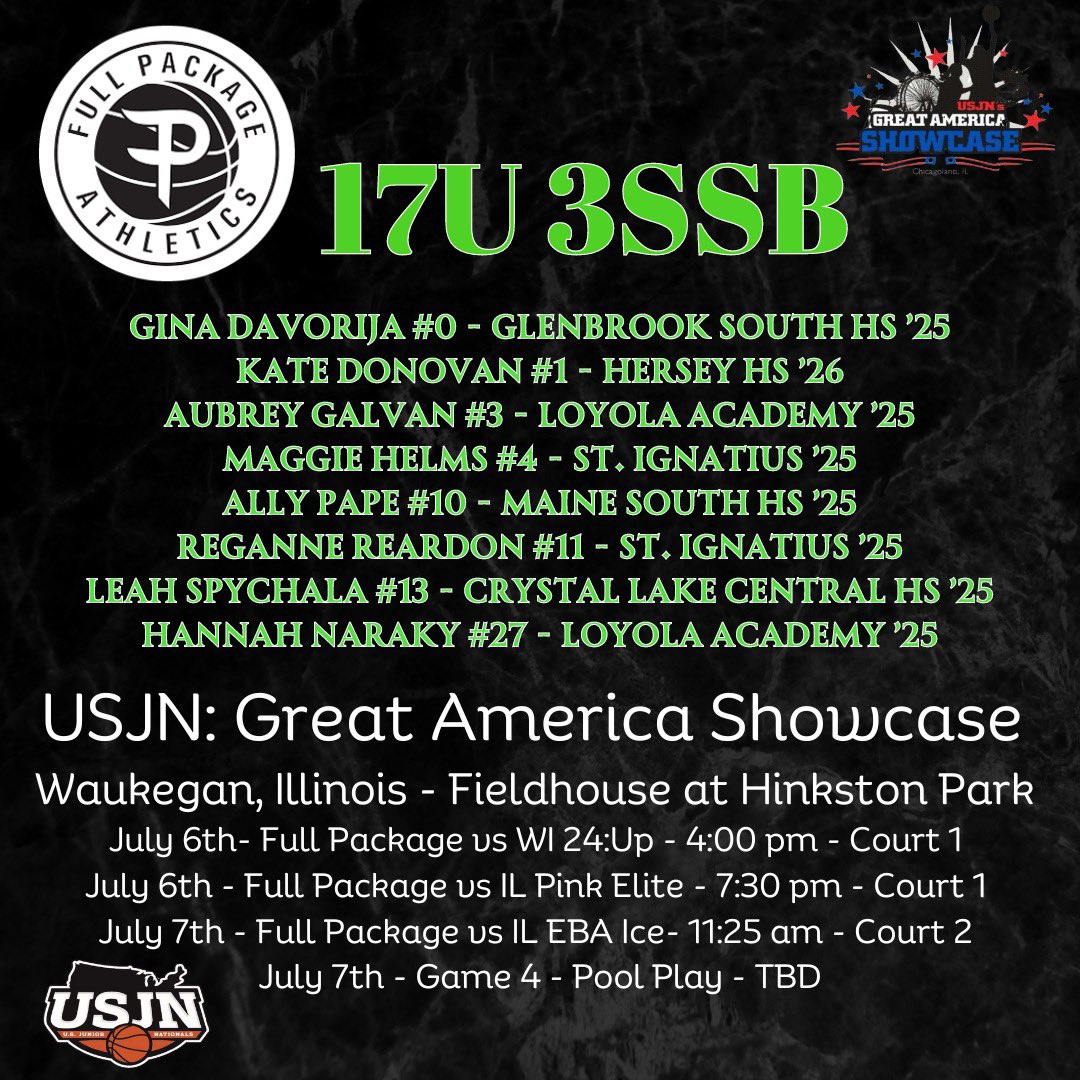 Excited to play with my team this weekend in Waukegan!