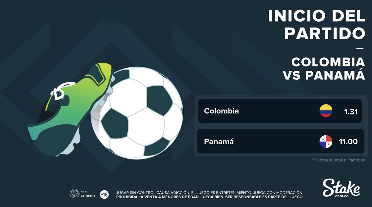 Colombia 🇨🇴 enfrenta a Panamá 🇵🇦 en cuartos de #CopaAmerica y como siempre Stake Colombia vivirá el partido con ustedes 🤩

Denle RT a este trino para recibir una Freebet de $2.000 y estén atentos a los tres grandes premios de hoy 🔥

Apuesta aquí: ow.ly/vBJZ50Swh1J