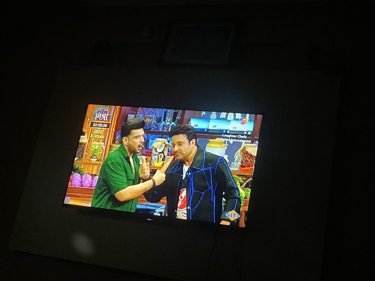 anusimplyy's tweet image. It’s k &amp;amp; k team #KaranKundrra and #Krushna ..it’s so much fun to watch #TejRan #LaughterChefs