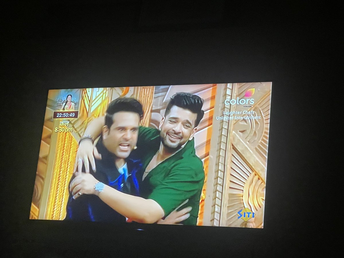 anusimplyy's tweet image. It’s k &amp;amp; k team #KaranKundrra and #Krushna ..it’s so much fun to watch #TejRan #LaughterChefs