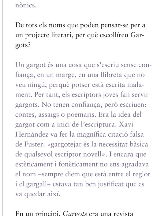 En aquest número podeu trobar una entrevista a <a href="/MarcSenabre/">Marc Senabre</a>, editor a <a href="/bromera/">Bromera</a>, amb qui vam parlar d'una trajectòria personal i laboral dedicada al món del llibre. Us deixem un tast!