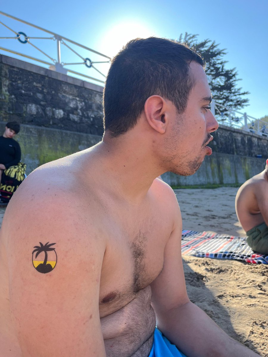 En la playa💙💙💙