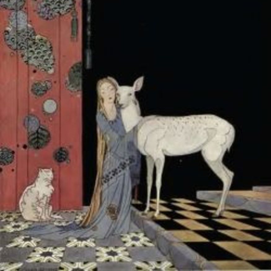 SpindleSisters's tweet photo. In the French fairy tale "Blondine", the title character is betrayed by her best friend because of his overwhelming addiction to chocolate, which is offered to him as a bribe by the story's villain. #BookWormSat https://t.co/FQEl4P2TQT