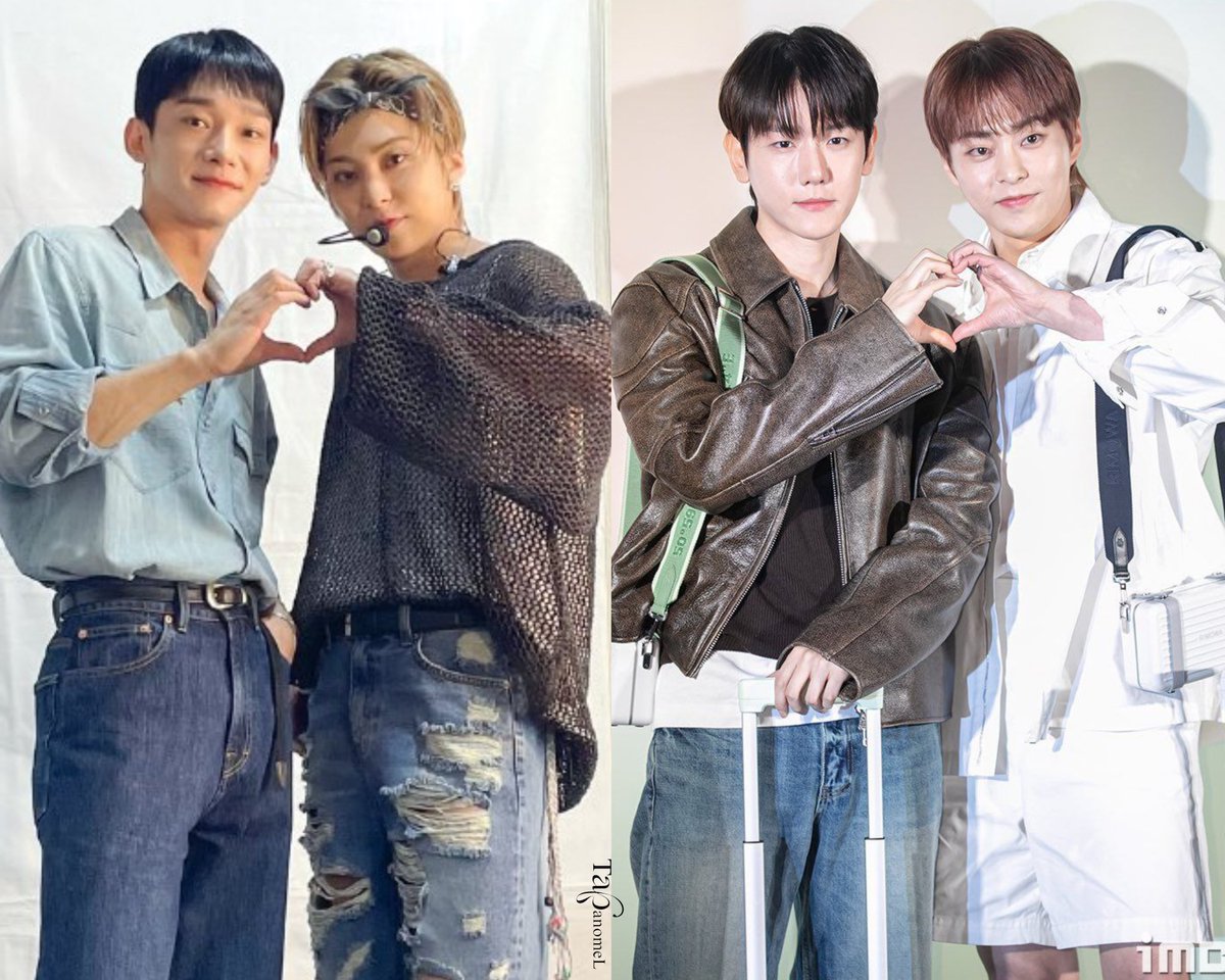 BBHE_'s tweet photo. عشق بین آرتیست های کمپانی آینبی موج میزنه..🥹❤️

#Baekhyun #Chen
#Xiumin @INB100_official https://t.co/gNLsfCVGxZ