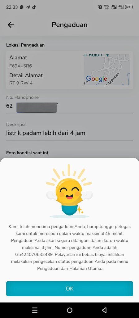 Terimakasih sudah menemani lebih dari 8 Jam listrik padam yang belum ada kejelasan meskipun sudah melakukan pengaduan
#pln #plnmagelang #listrik