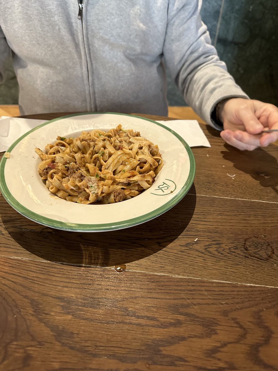 ⁦<a href="/Bobthebalder/">Andy Cook</a>⁩   Having a pasta meal at ASK Italian, very nice then going to the Theatre to see My Fair lady so husband had to miss the match lol. Hope you had a good day and enjoy the match, take care xx