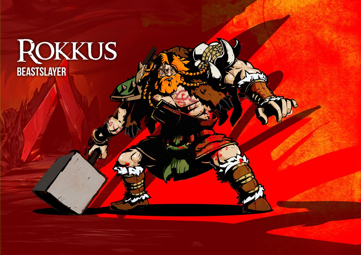It's about time we introduce our playable characters 👀
So everyone... meet Rokkus, our barbarian powerhouse !
🔽More details about his backstory below🔽
#screenshotsaturday #indiegame #indiedev #gamedev