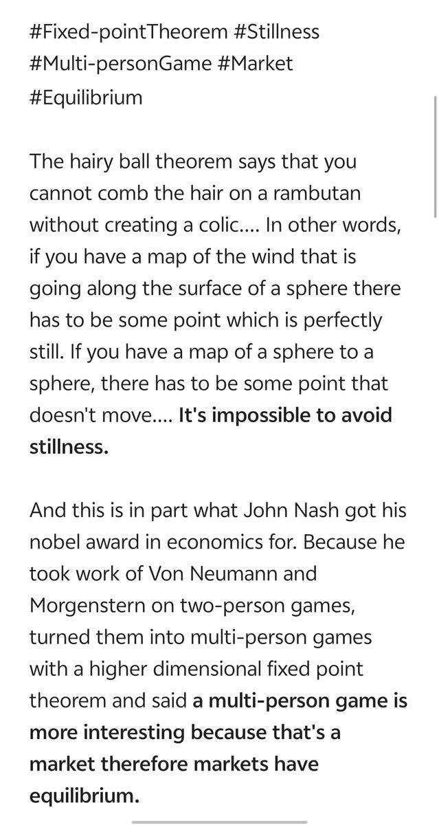 hoboagnosticism's tweet image. #FixedPointTheorem #Stillness #MultiPersonGame #Market #Equilibrium

Joe Rogan Experience #2171 - Eric Weinstein &amp;amp; Terrence Howard @01:50:02
youtu.be/nrOaFxNex7U?si…
