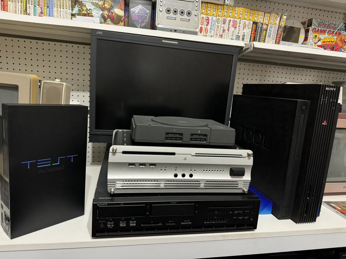 tecmo35's tweet image. SONY PlayStation ソニーの5世代の開発機が集結！ ！ ！

#PS開発マシン